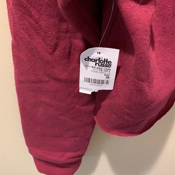 Charlotte Russe cropped hoodie - Picture 4 of 4